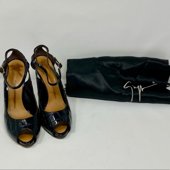 Giuseppe Zanotti Peep Toe Pumps - Picture 1 of 7